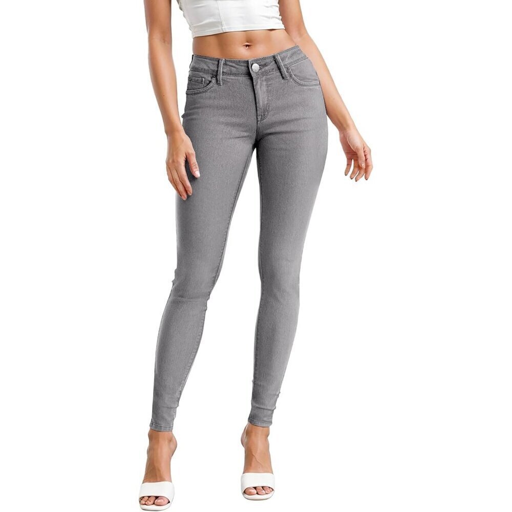 Women Stretch Skinny Jeans Flattering Fit All Day Comfort Denim Pants